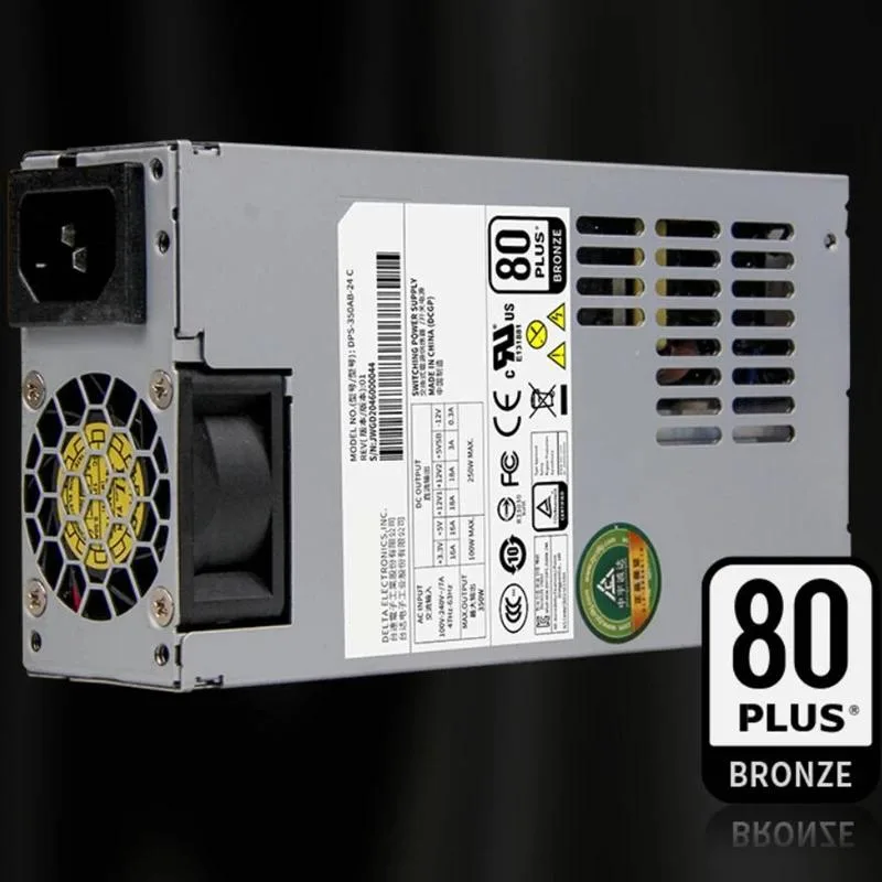 KHACHIMO KHACHIMO 350W 80plus Bronze Flex ITX 1U power supply DPS-350AB-24C — product photo