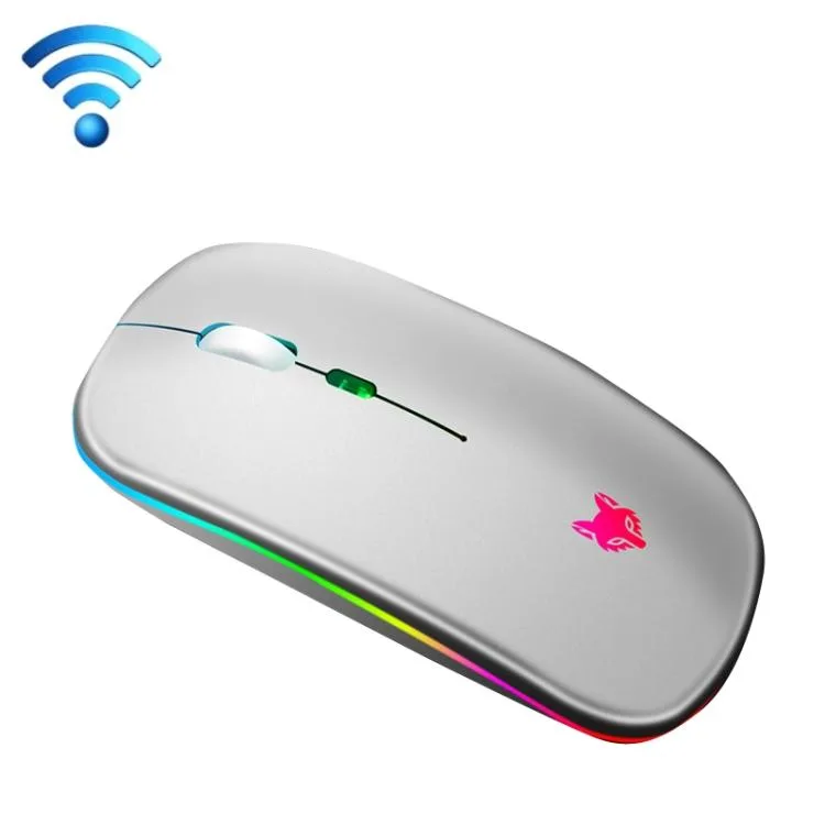 allentian allentian XYH50 Wireless Mouse Silver 2.4G 4 Keys 450mAh 800-1600 DPI — product photo