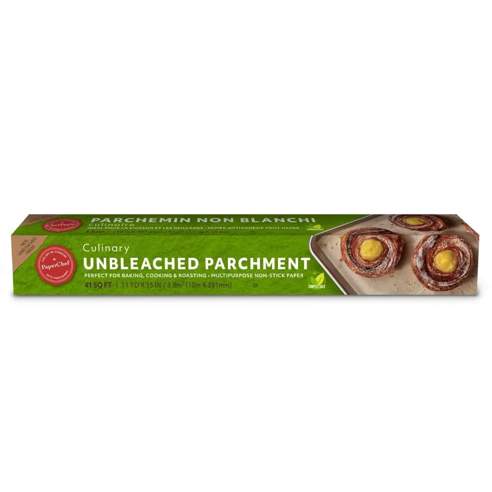  PaperChef Unbleached Parchment Paper Roll 15" x 33' 41 sq ft — product photo