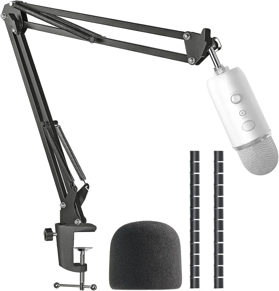 BFKK BFKK Microphone Boom Arm Stand with Pop Filter — product photo