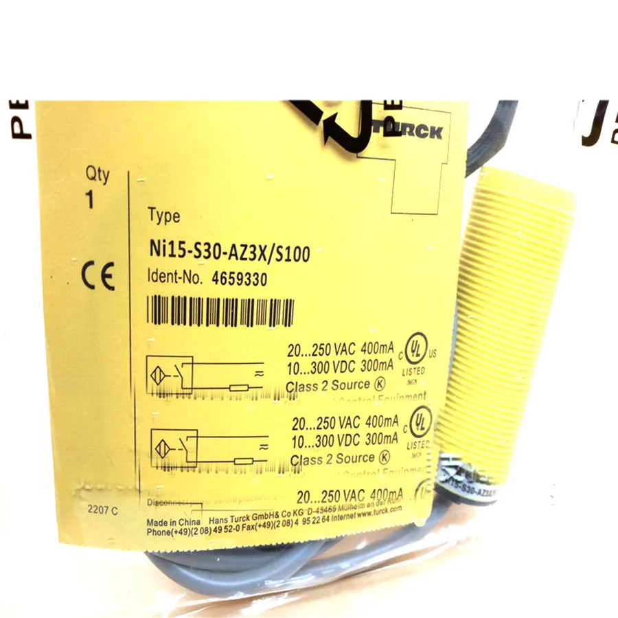 Turck Turck NI15-S30-AZ3X/S100 inductive sensor M30×1.5 15mm 13758 — product photo