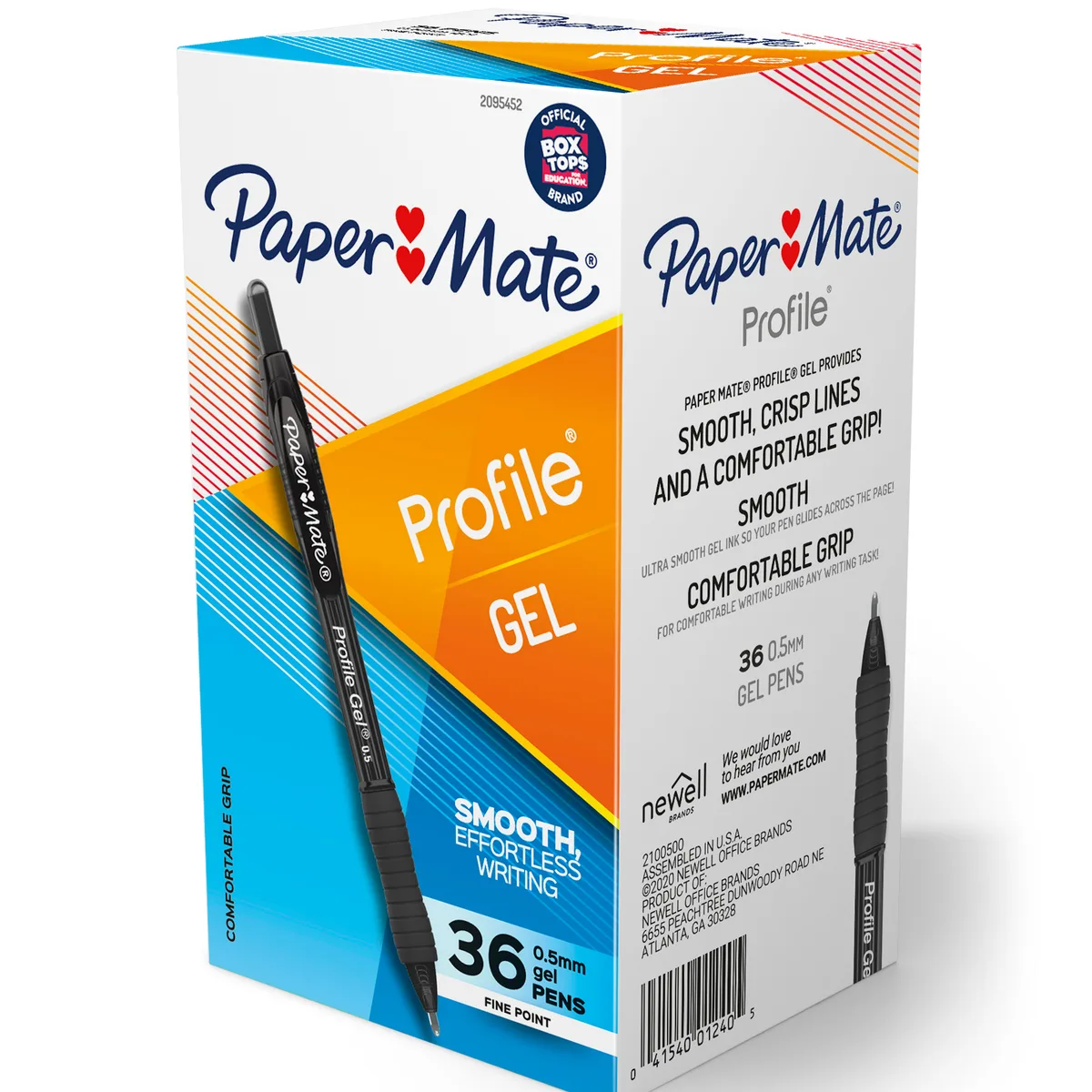 Sanford Sanford PAP2095452 Profile Retractable Gel Pen 0.5 mm Black 36 Pack — product photo