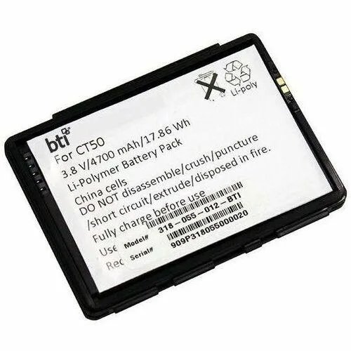 Battery Technology Inc. Battery Technology Inc. 318-055-012 3.8V 4700mAh 17.86Wh Li-Ion Scanner Battery — product photo