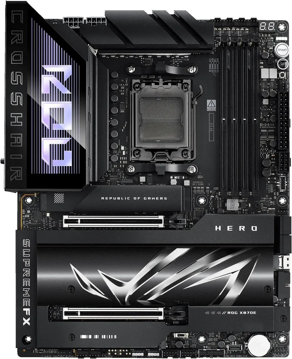 ASUS ASUS ROG Crosshair X870E Hero N7 AMD motherboard — product photo