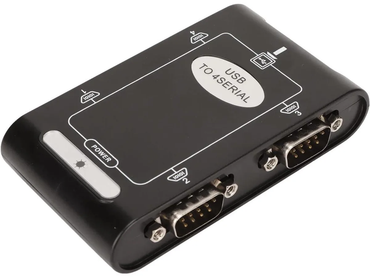 BONAEVER BONAEVER 4-port RS232 USB serial adapter bag — product photo
