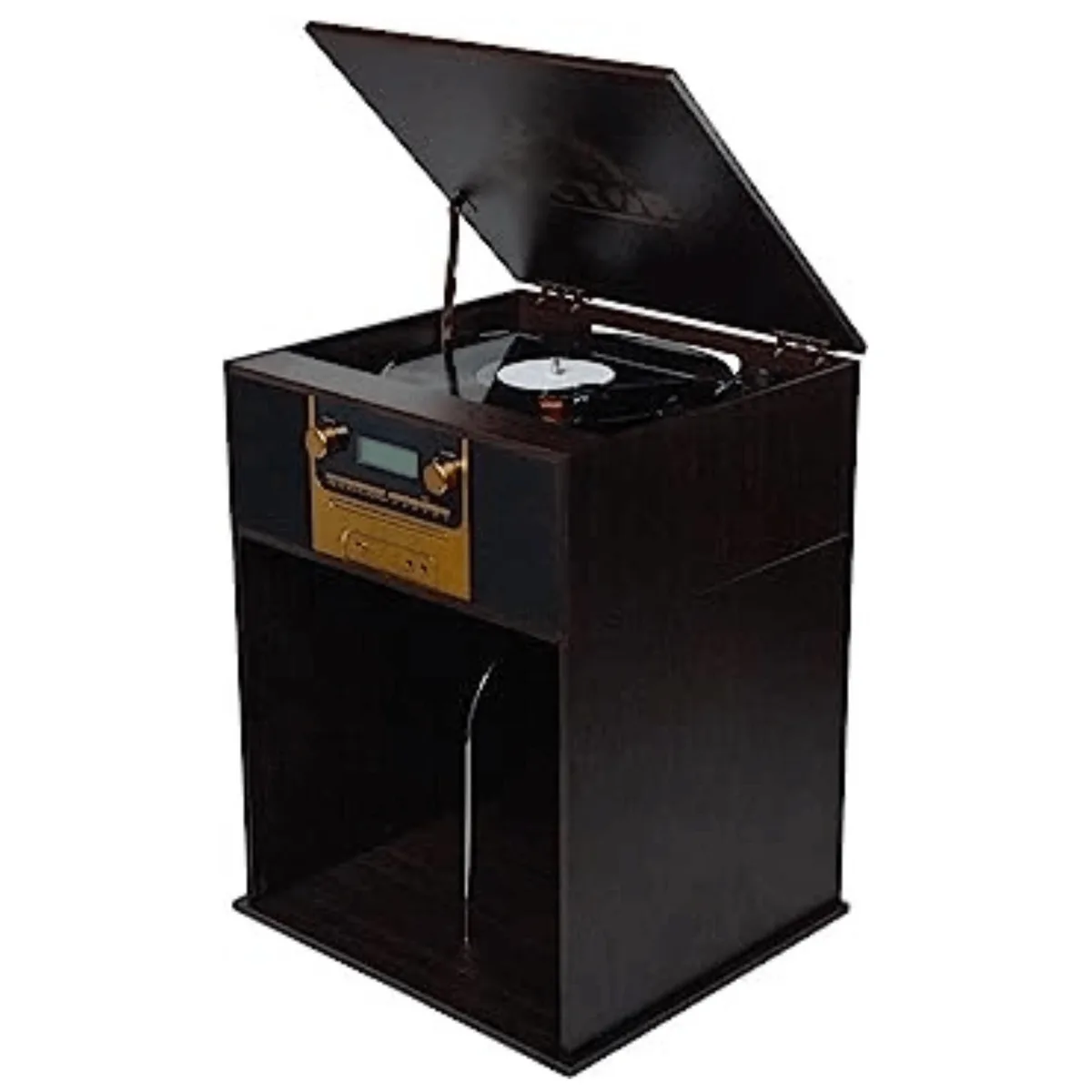 Victor Victor Boyleston 7-in-1 3-Speed Turntable Music Center Espresso — product photo