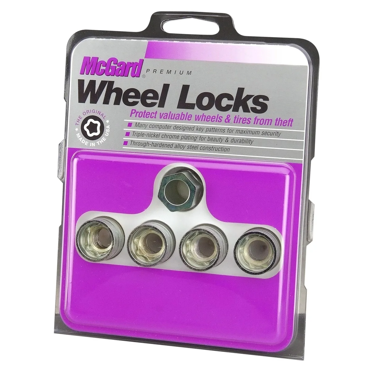 MCGARD MCGARD 24015 Cone Seat Under Hub Cap Wheel Lock Set 9/16"-18 accessories - wheel — product photo