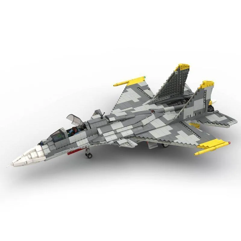 ZITIANYOUBUILD ZITIANYOUBUILD MOC-32199 Sukhoi SU-37 TERMINATOR 1664 Parts Educational — product photo