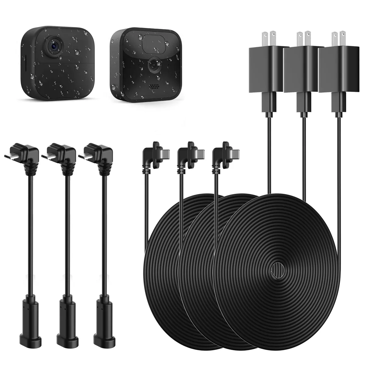  Tripp Lite 3-Pack 26.2ft Power Extension Cord for Blink Outdoor — product photo