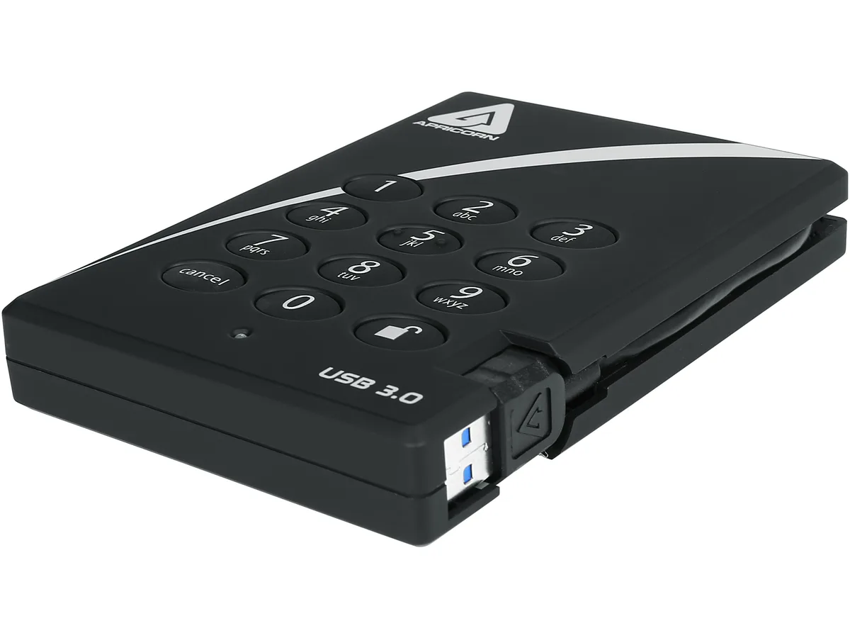 Apricorn Apricorn Aegis Padlock A25-3PL256-2000 2TB portable hard drive — product photo