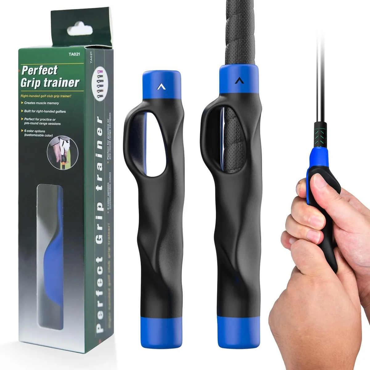  GSTWDGS-07 Blue Right-Hand Golf Grip Trainer — product photo
