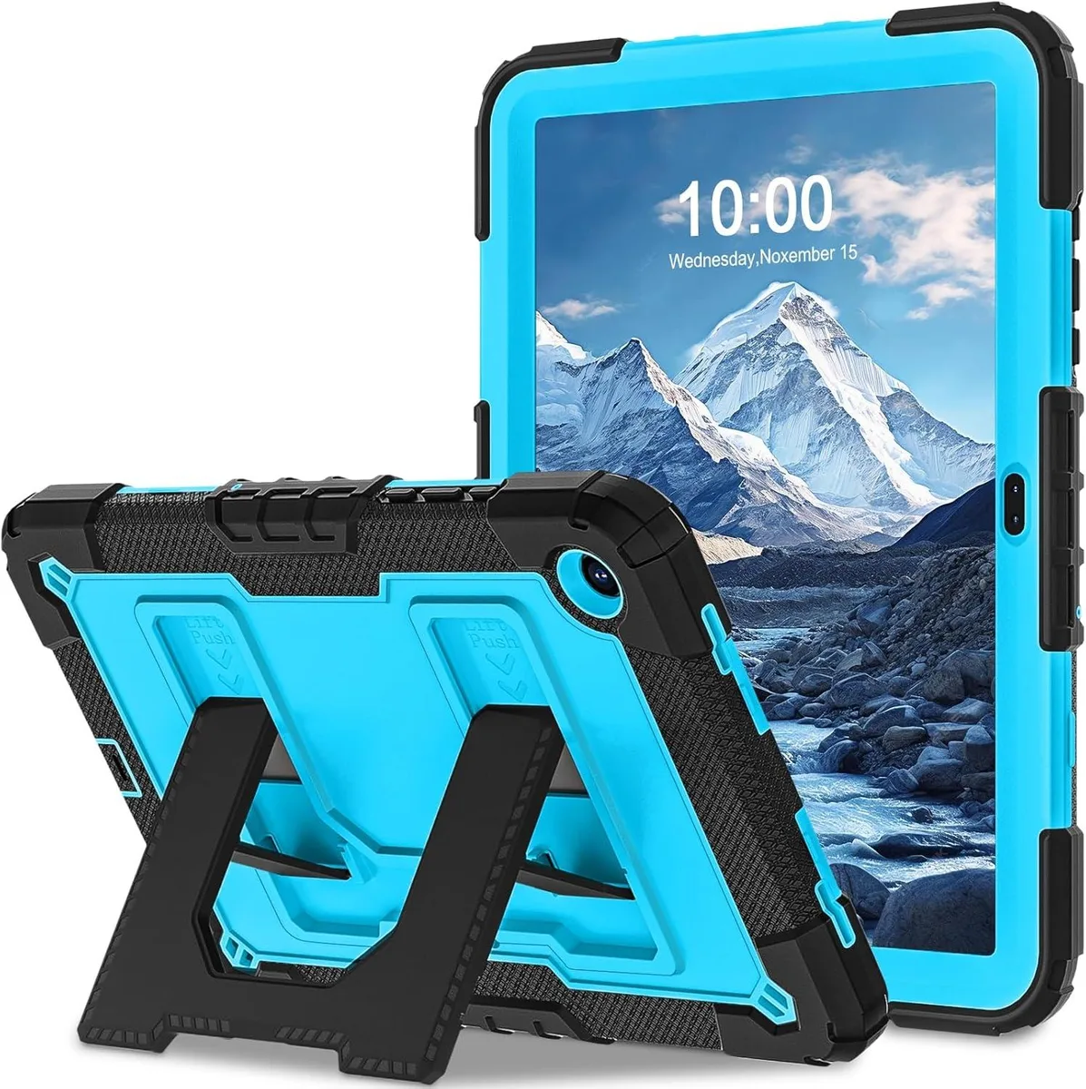 Leelbox Leelbox Rugged Tablet Case Accessory Black Blue — product photo