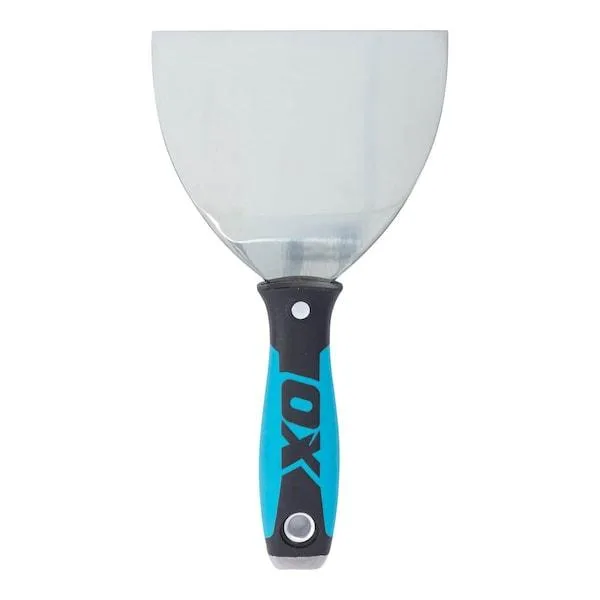 Stainless steel joint knife with brass hammer end and ergonomic handle