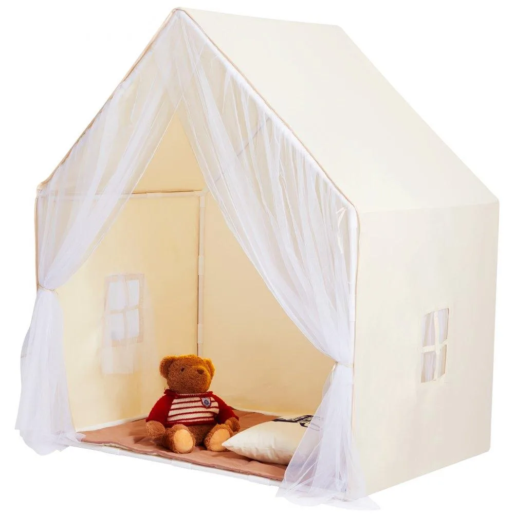 VEVOR VEVOR Kids Play Tent Yurt Beige 134x92x153cm — product photo