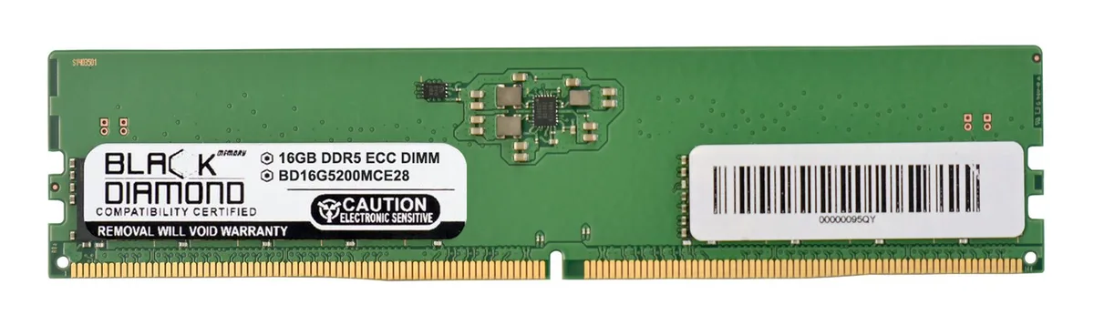 Black Diamond Memory Black Diamond Memory BD16G5200MCE28 16GB DDR5 5200 memory upgrade — product photo