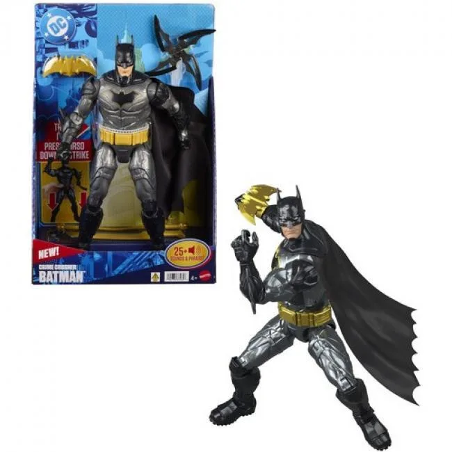 Mattel Mattel JMD53 DC Crime Crusher Batman 12" Action Figure — product photo