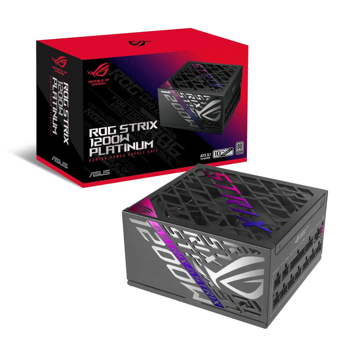 ASUS ASUS ROG-STRIX-1200P-GAMING 1200W Platinum power supply — product photo