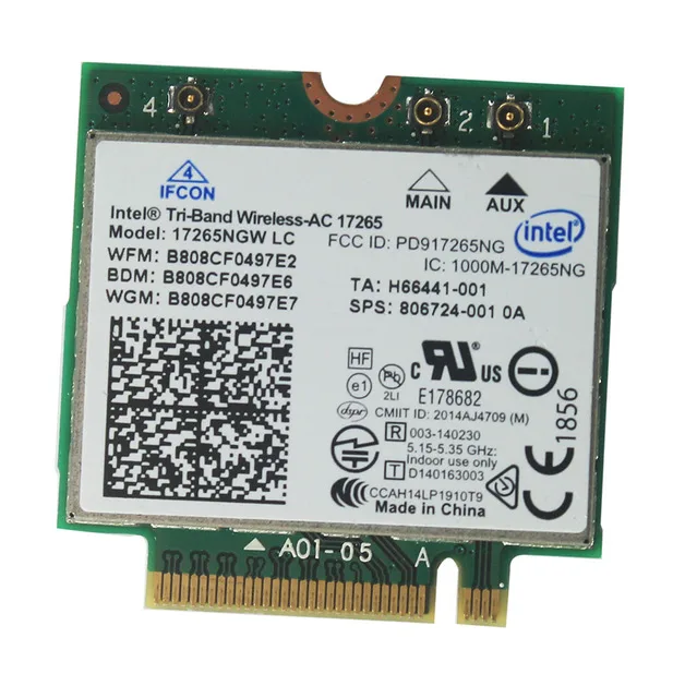 TeKit TeKit 17265NGW expansion card WiGig 802.11ad 4.7Gbps Bluetooth 4.0 — product photo