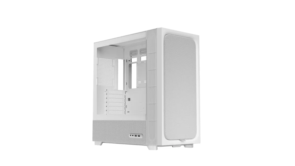 TRYX TRYX C-F500F-FM1E-G0W FLOVA White ATX Mid-Tower PC Case — product photo