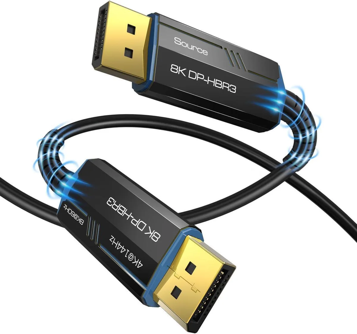 SMUGDESK SMUGDESK DisplayPort 1.4 Fiber Optic Cable 100ft 8K@60Hz 4K@144Hz 32.4Gbps — product photo