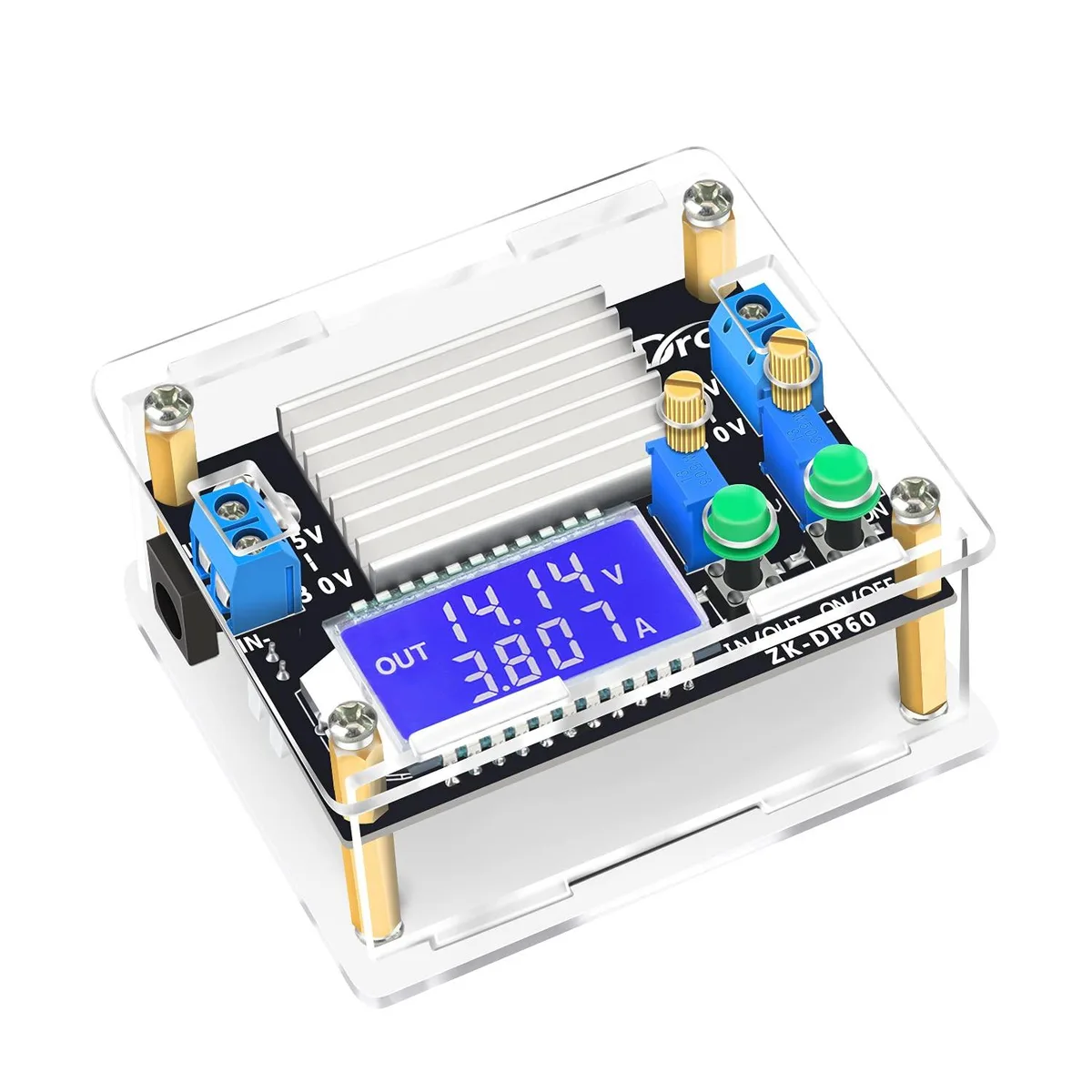KEHIPI KEHIPI Boost Buck Converter 5.5-30V to 0.5-30V 4A 35W LCD Case — product photo