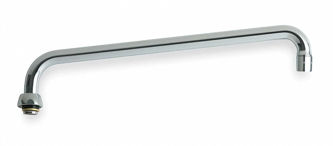 CHICAGO FAUCET COMPANY CHICAGO FAUCET COMPANY L15JKABCP Swing Spout With Aerator 14 In — product photo