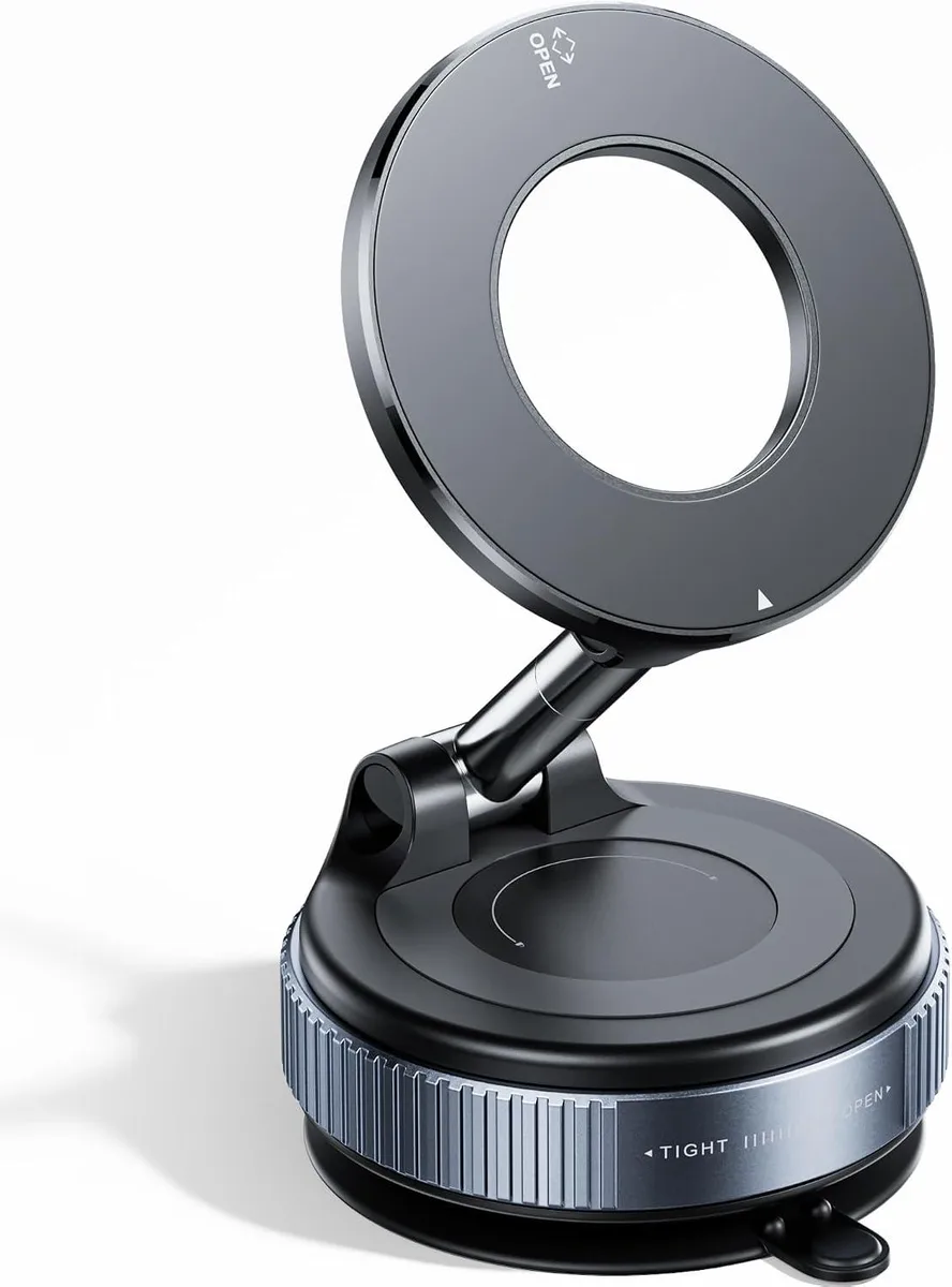 Keyence Keyence 2026 Upgraded Vacuum Magnetic Car Phone Holder 360° 96LBS Suction Cup Mount — product photo
