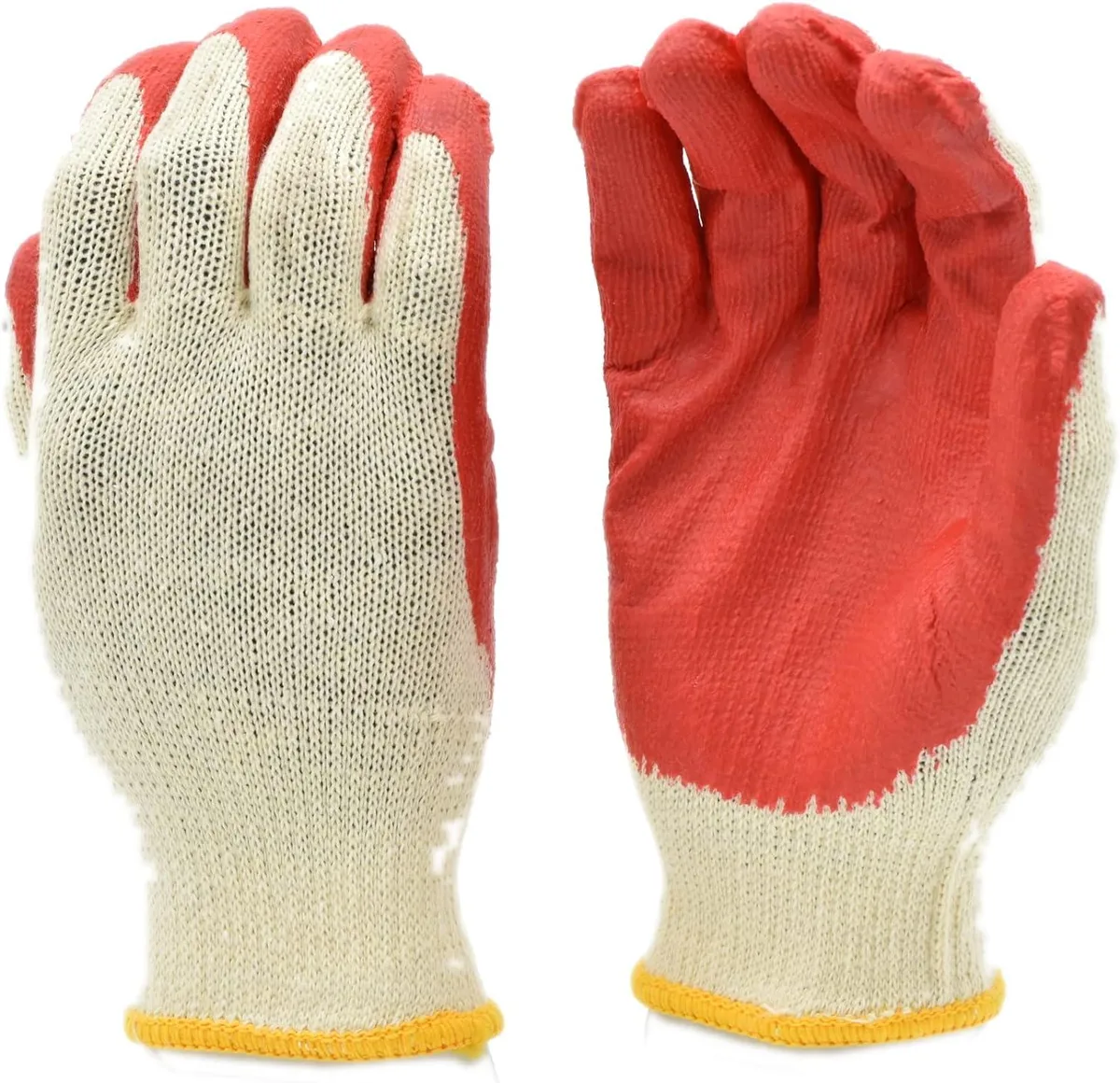 G &amp; F Products G &amp; F Products 3106-300 Red Latex Coated Gloves Large Pack of 300 — product photo
