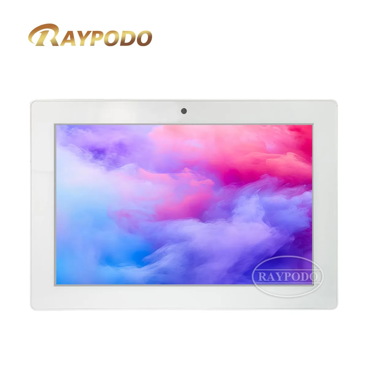 RAYPODO RAYPODO 10.1" RK3568 2GB 16GB Android 11 White PoE Tablet — product photo