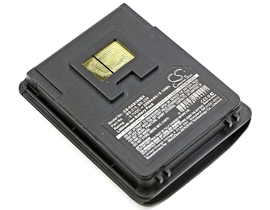 Centenex Electronics Centenex Electronics DS-CS-DAS100BX barcode scanner battery 3.7V 2200mAh Li-ion black — product photo