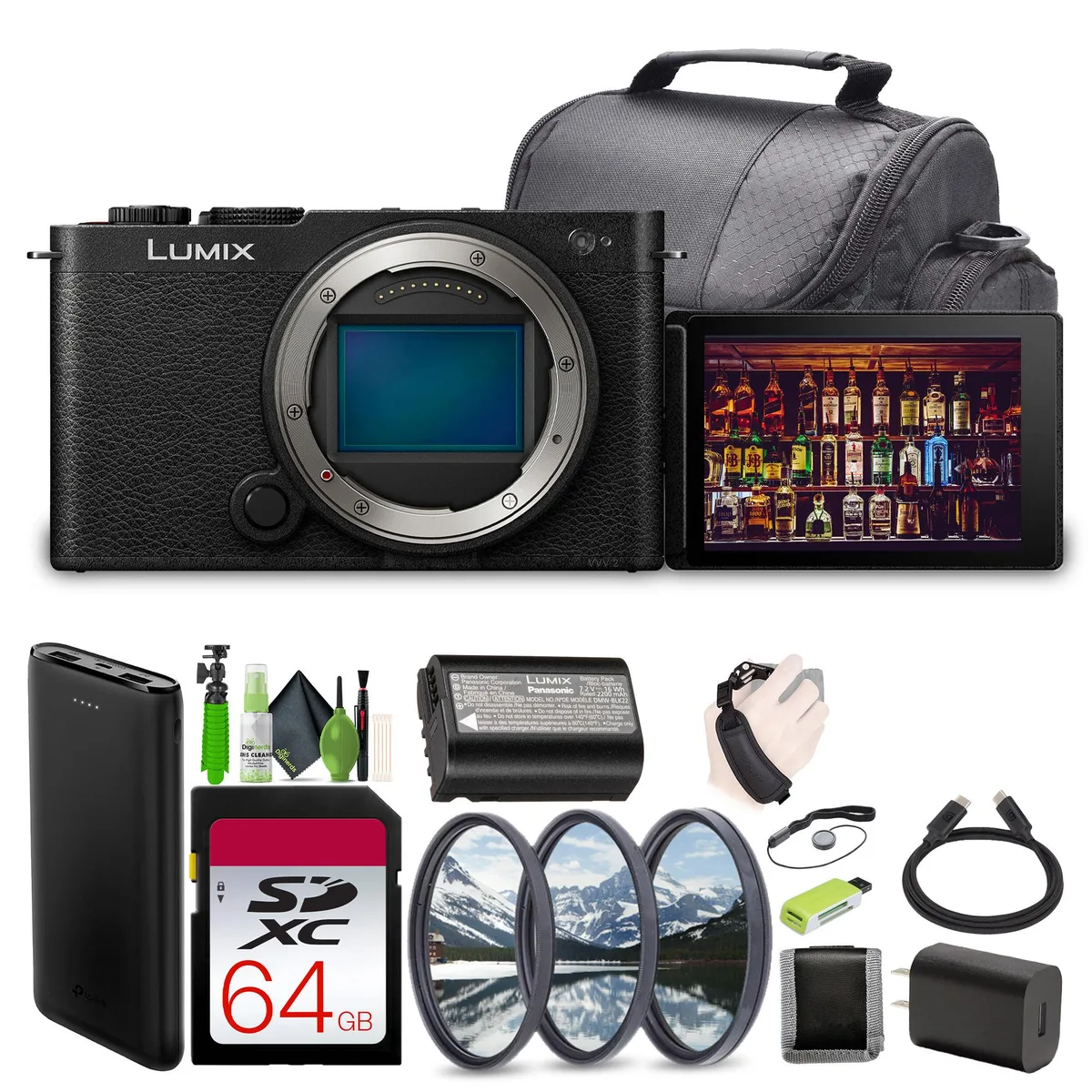 Panasonic Panasonic Lumix S9 Mirrorless Camera Kit Black — product photo