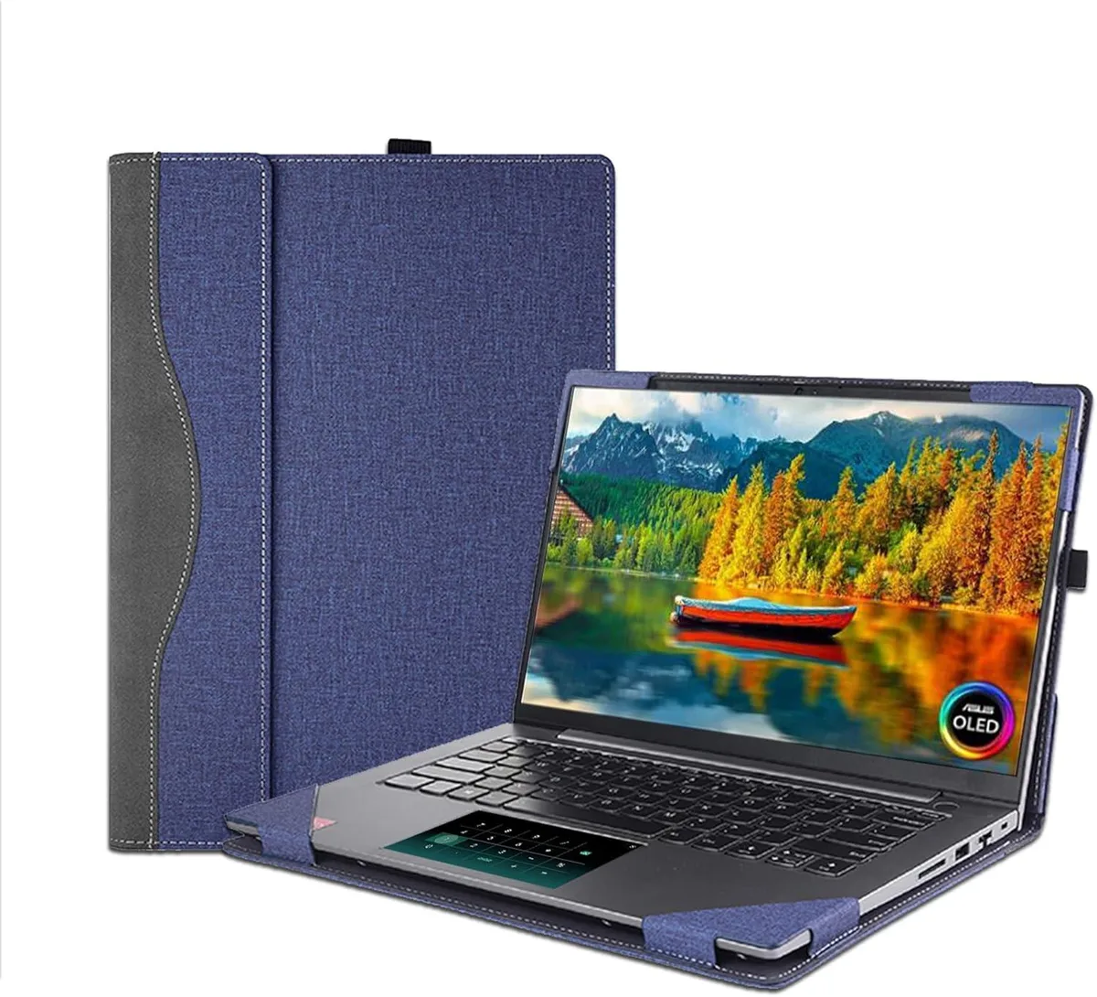BONAEVER BONAEVER Laptop Case for 14'' Asus Zenbook 14 OLED 14X OLED 14 Flip OLED Blue — product photo