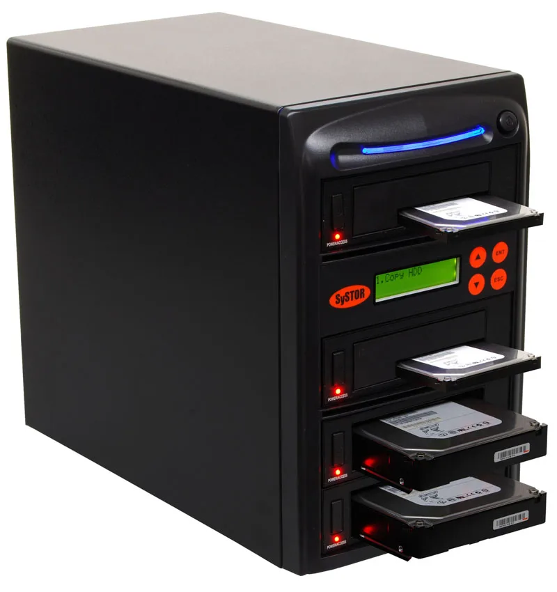 Systor Systor 1:3 SATA Duplicator &amp; Sanitizer 9GB/min 150MB/s 128MB 250W SYS203HS-DP — product photo