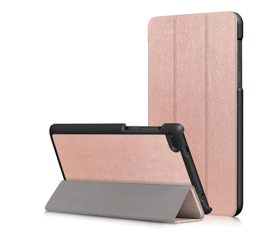 Werleo Werleo Rose Gold PU Leather Tablet Case for Lenovo Tab 7 Essential TB-7304F TB-7304I TB-7304X — product photo