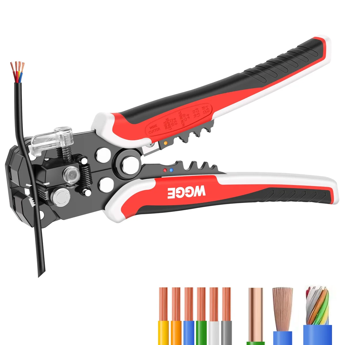 KEHIPI KEHIPI WG-014 Self-Adjusting Wire Stripper AWG 10-24 3-in-1 Electrician Tool — product photo