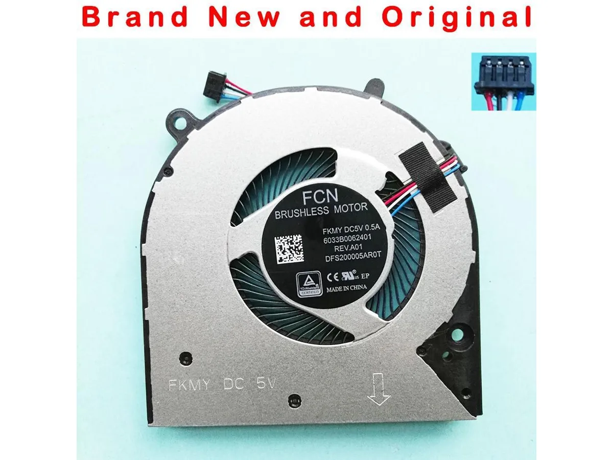 Fans Fans CPU cooling fan for HP 14s-CF 14s-dk 14S-DP 14S-CR TPN-I130 TPN-I135 — product photo