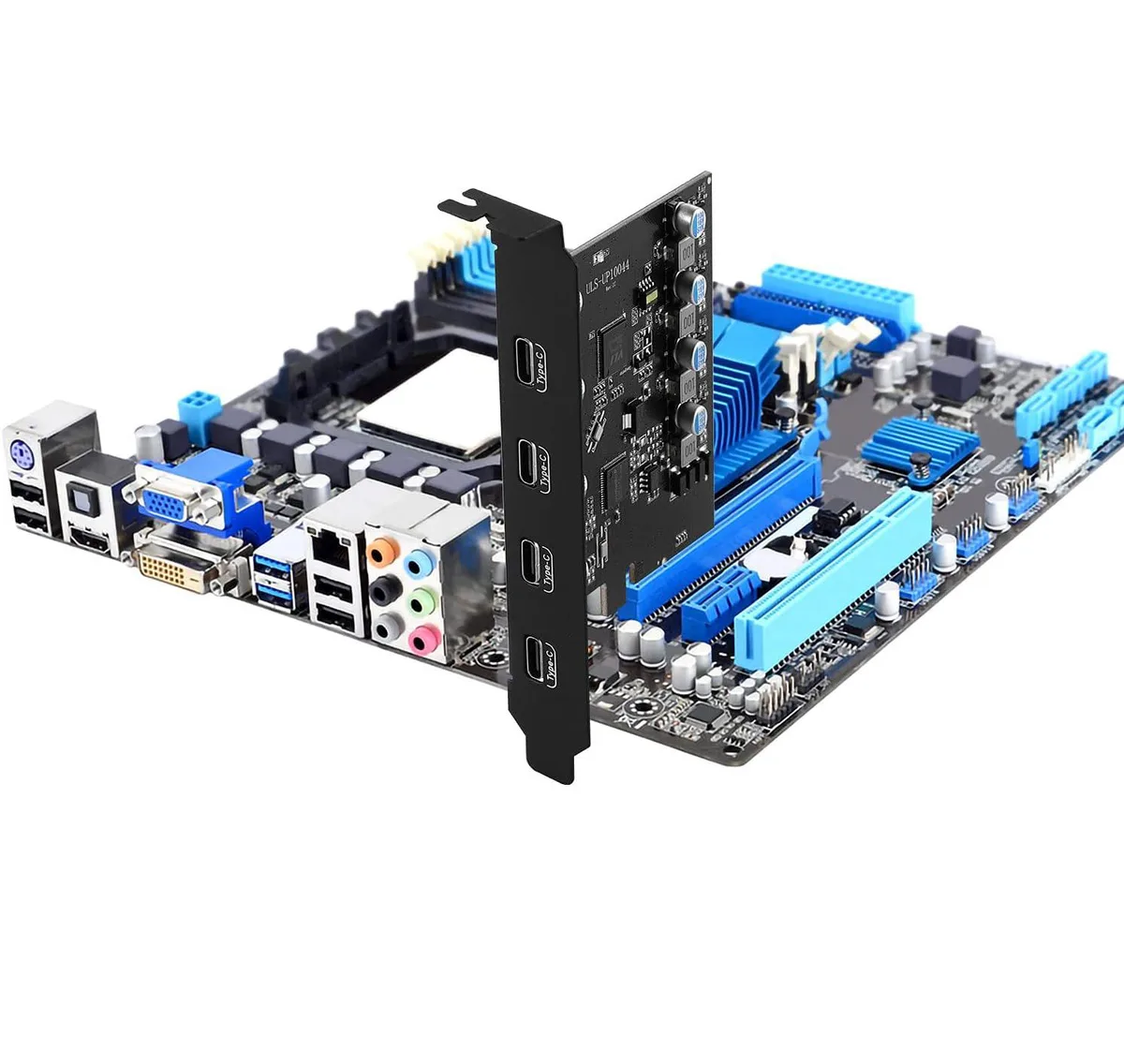 ESTONE ESTONE PCIE24C PCIe to USB 3.2 4-Port Type-C Expansion Card — product photo