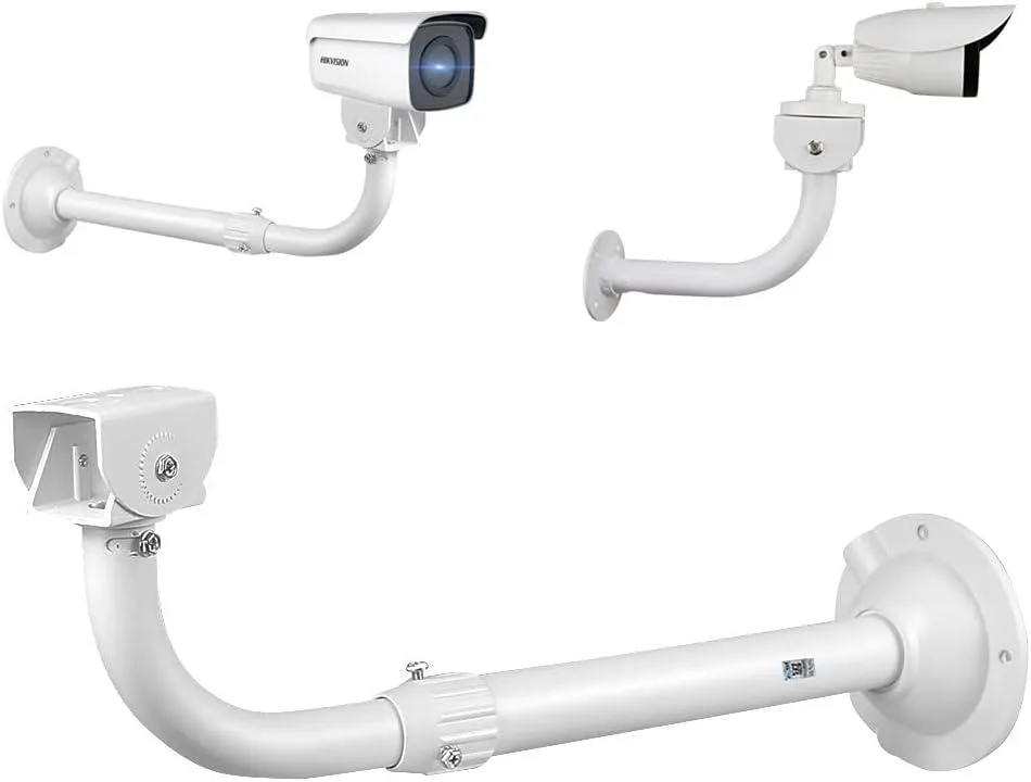 PISKEKAT PISKEKAT Telescopic Adjustable Security Camera Mount Bracket 16-23.6in Beige — product photo