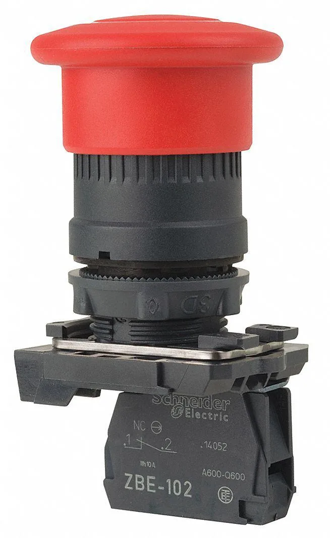 Schneider Electric Schneider Electric XB5AT842 22 mm Emergency Stop Push Button 1NC Red IP69K — product photo