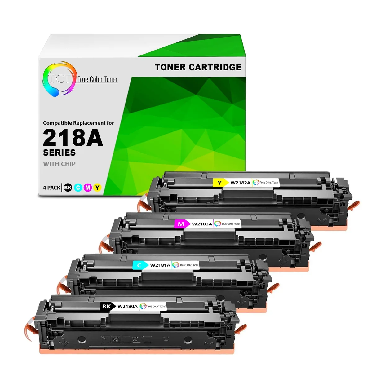 True Color Toner True Color Toner 218A 4-Pack Toner Cartridges (1300/1200 pages) — product photo