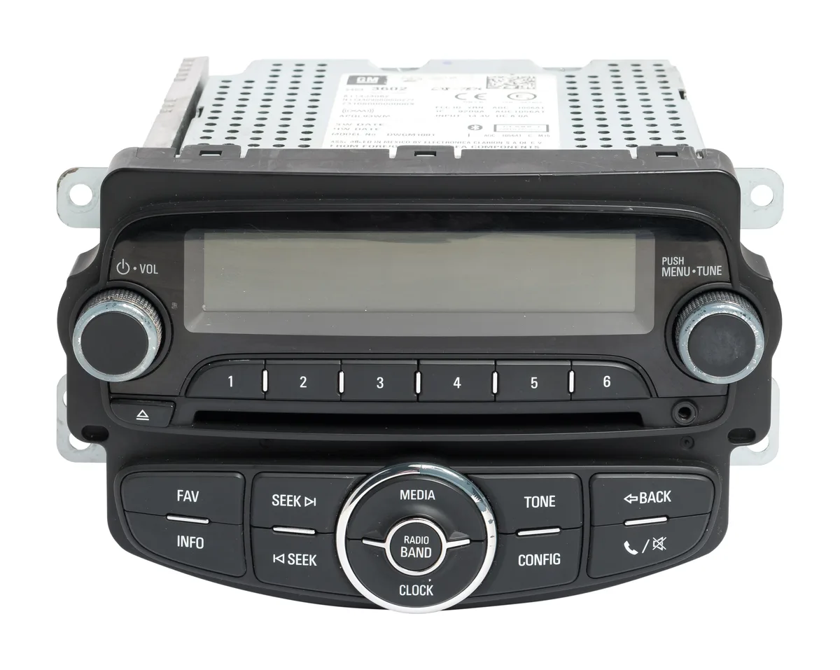 1 Factory Radio 1 Factory Radio 94533602 receiver 2015 Chevrolet Sonic AM FM AUX CD MP3 Satellite Bluetooth — product photo