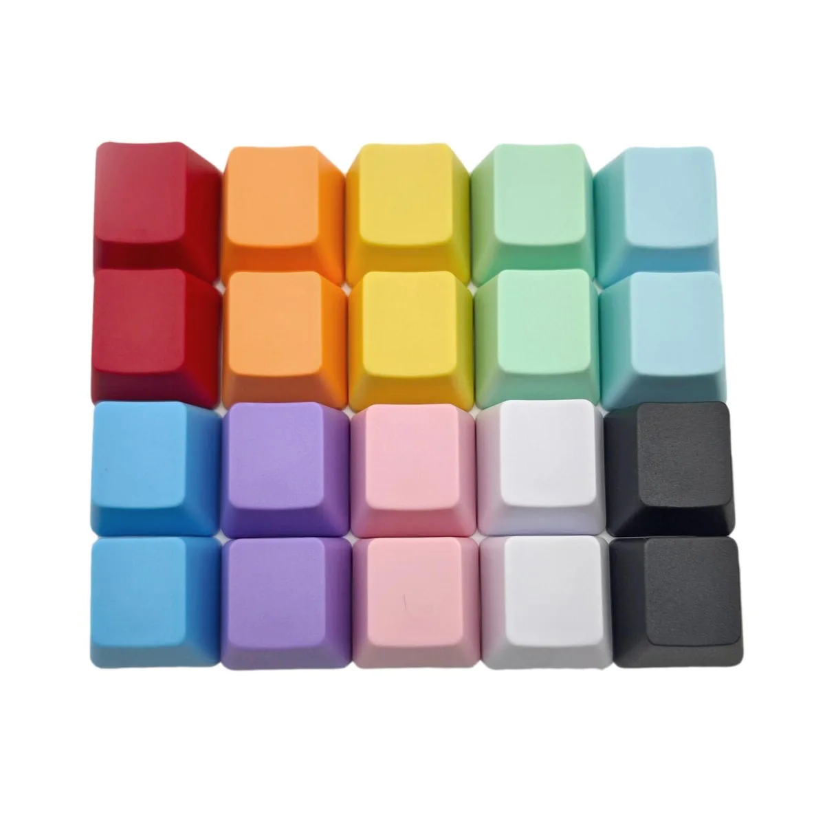  Elacgap OEM R4 Blank PBT Keycaps 20pcs Mixed Colors — product photo