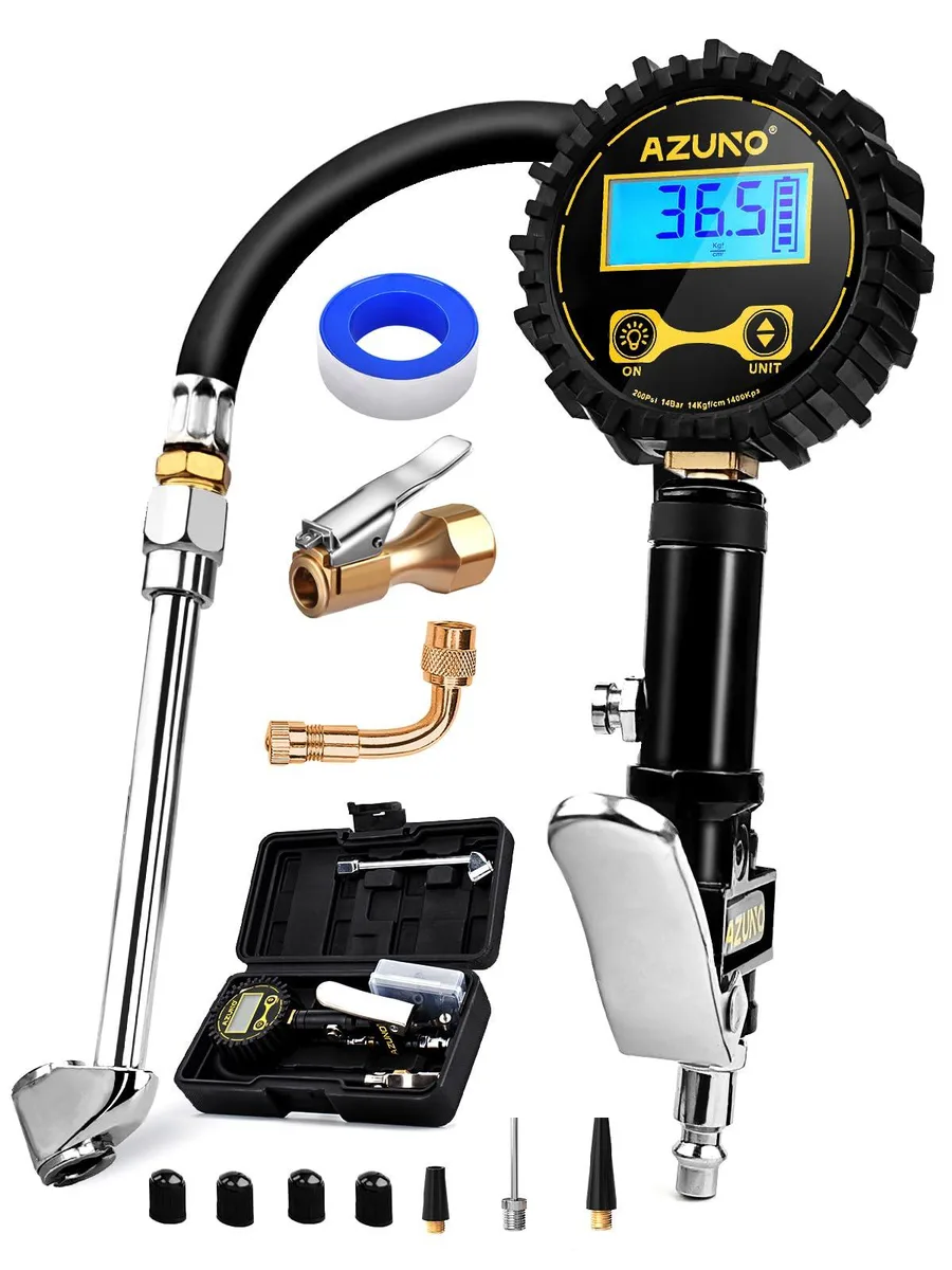KEHIPI KEHIPI Digital Tire Inflator with Pressure Gauge 200 PSI Portable Carrying Box — product photo