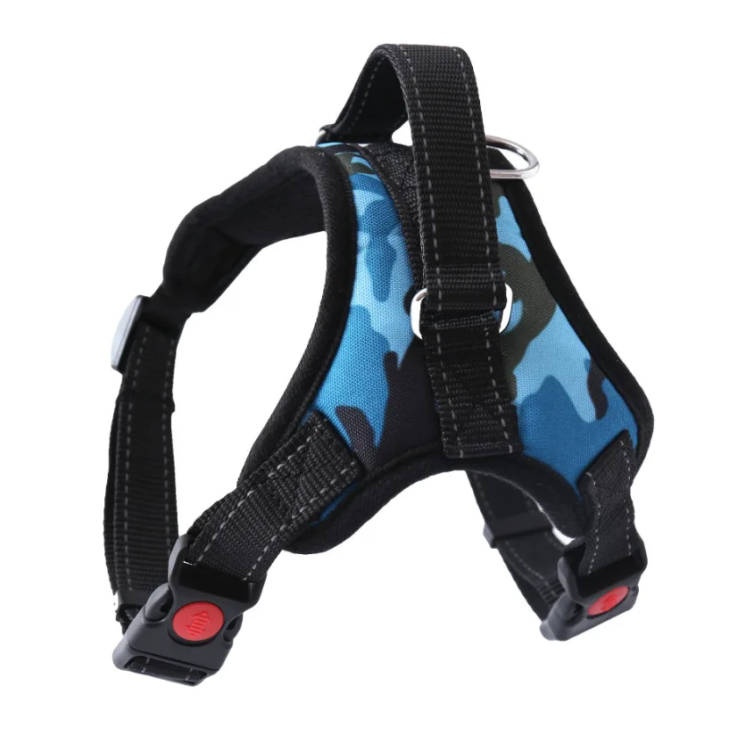 The Perfect Part The Perfect Part No Pull Dog Harness Ocean Blue Camouflage — product photo