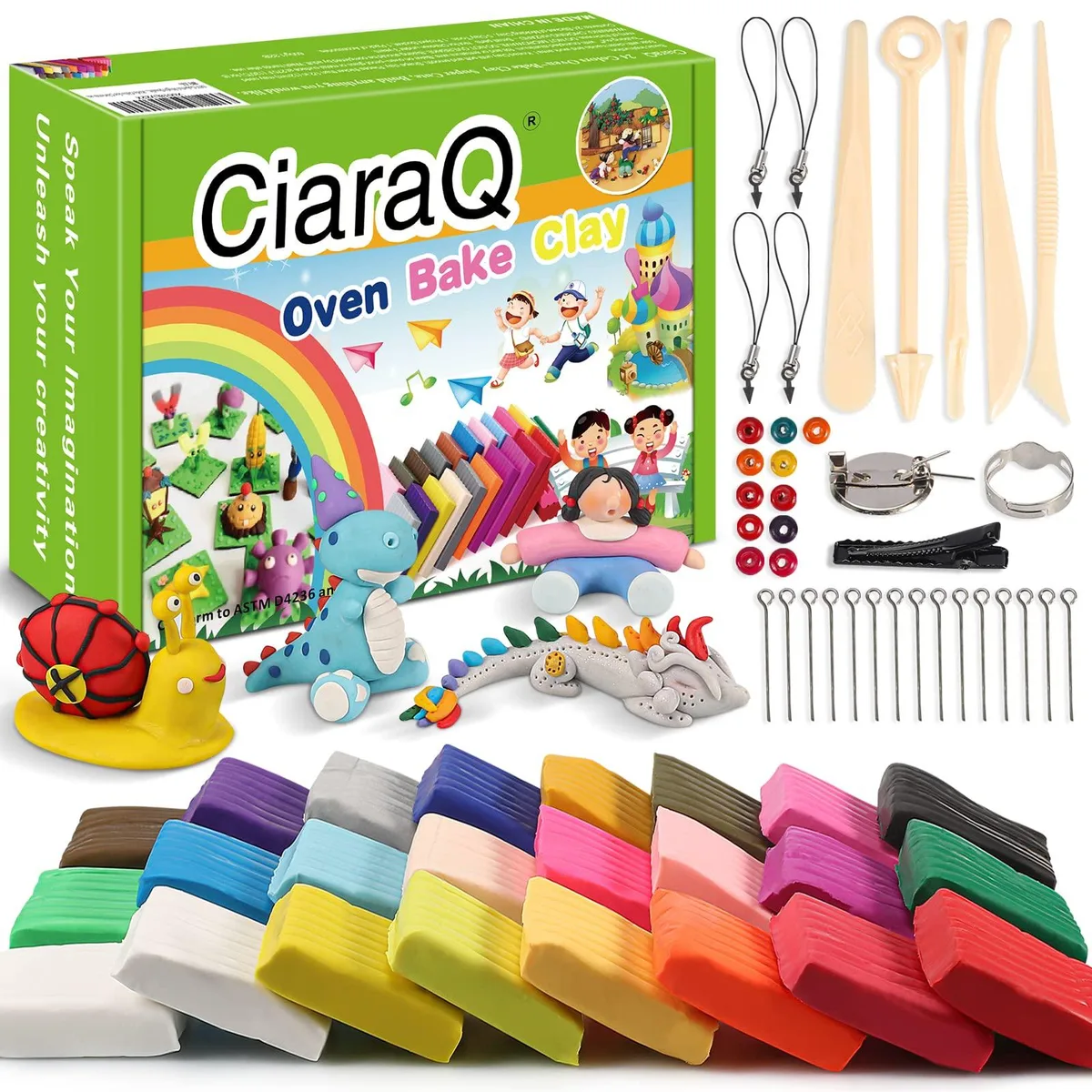 Avery 24-Color Polymer Clay Oven Bake Kit 1.2 lb — product photo
