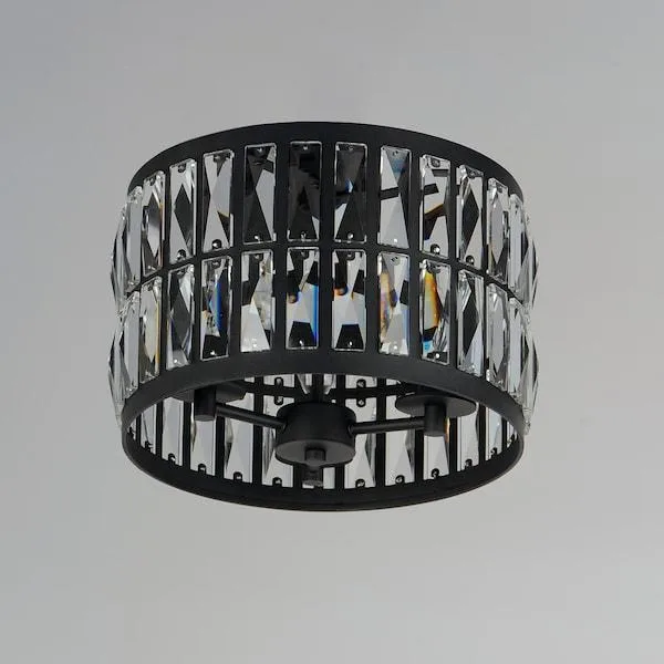 Maxim Mfg. Maxim Mfg. 21810BCBK Madeline 3-Light Flush Mount — product photo