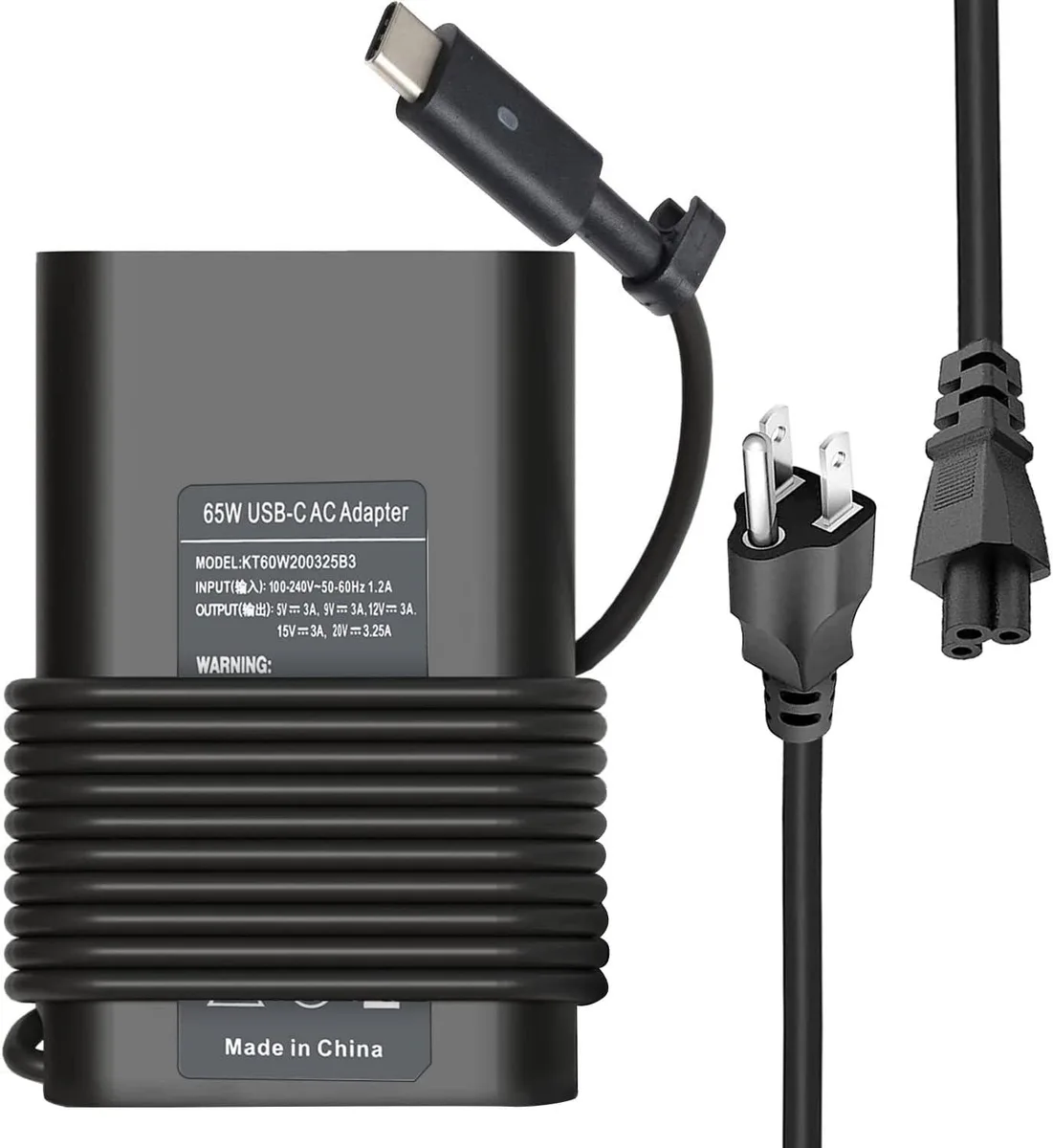 PISKEKAT PISKEKAT 65W USB-C Laptop Charger for Dell Latitude XPS — product photo