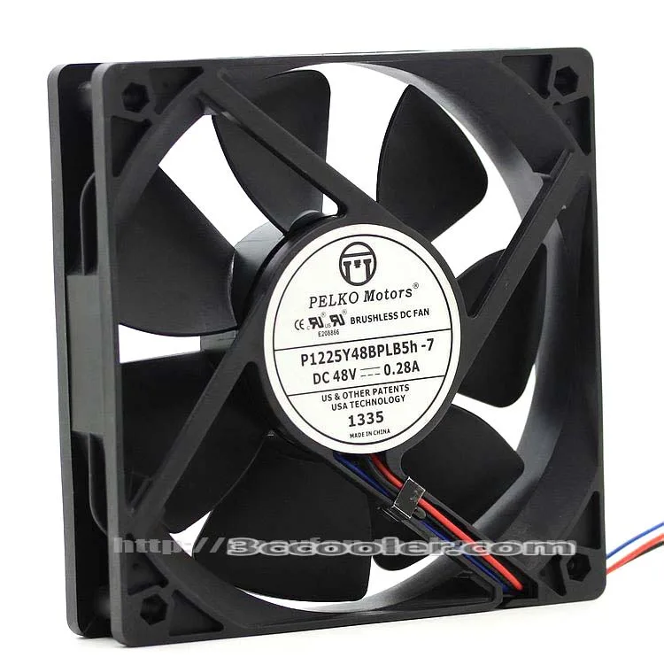 OEM Industries OEM Industries P1225Y48BPLB5h-7 120mm 48V 0.28A Ball Bearing Fan — product photo