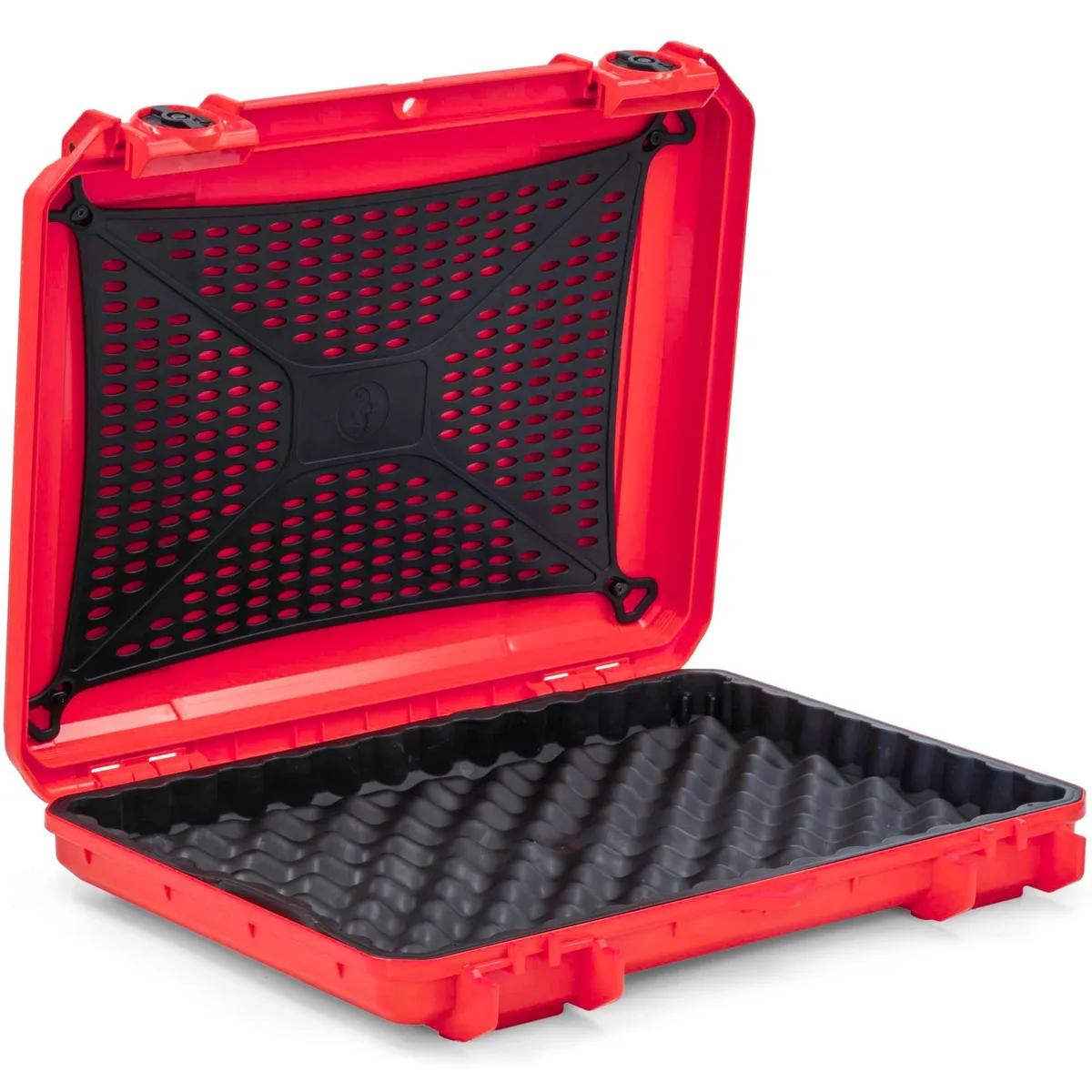 Slim hard protective case with rubber liner, black finish
