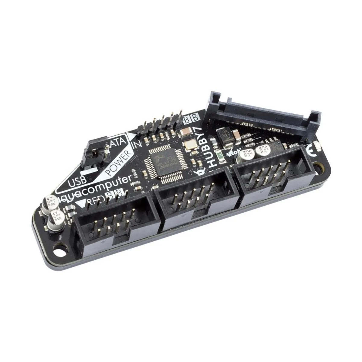 Aquacomputer Aquacomputer HUBBY7 Internal USB 2.0 Hub 7-Port SATA 53230 — product photo